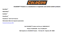 Desktop Screenshot of coldgon.com